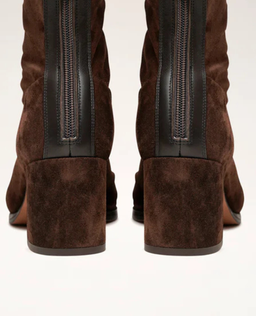VICTORIA║Botas de tacón de punta cuadrada