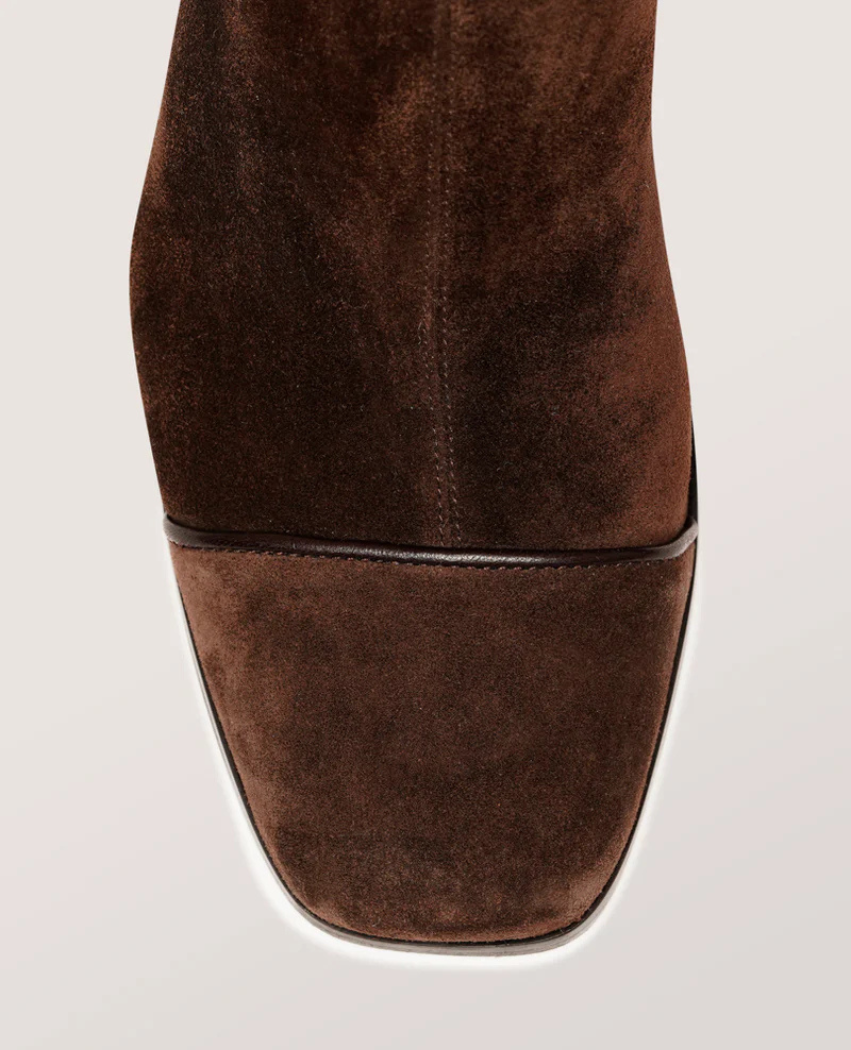 VICTORIA║Botas de tacón de punta cuadrada