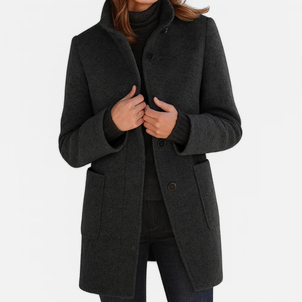 CLASSWOOL™║Abrigo de lana clásico