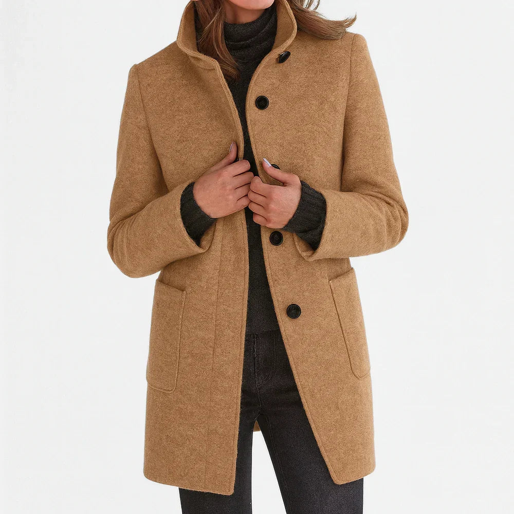 CLASSWOOL™║Abrigo de lana clásico