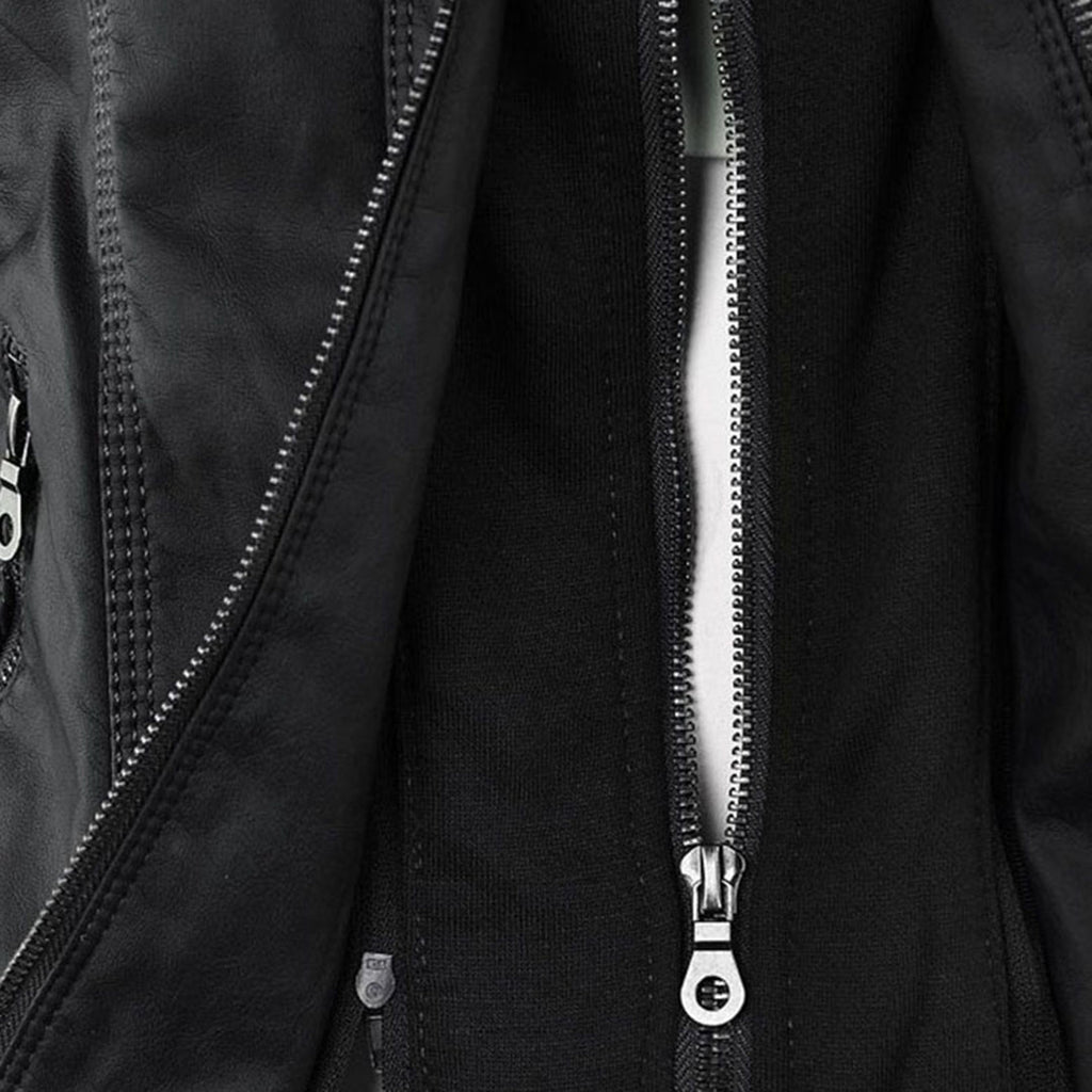 Flavia | Chaqueta de Cuero Robusta y Elegante