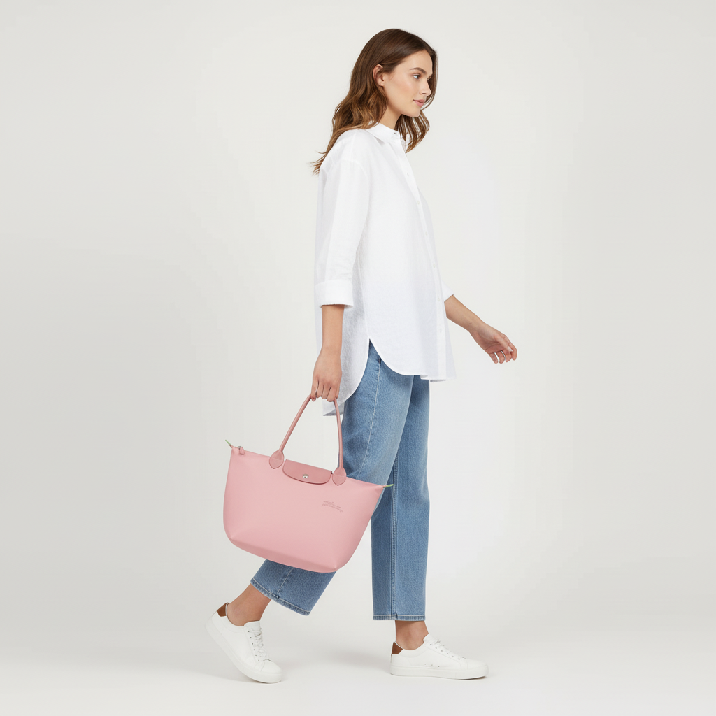 Bolso Grande Premium, Rosa Pétalo