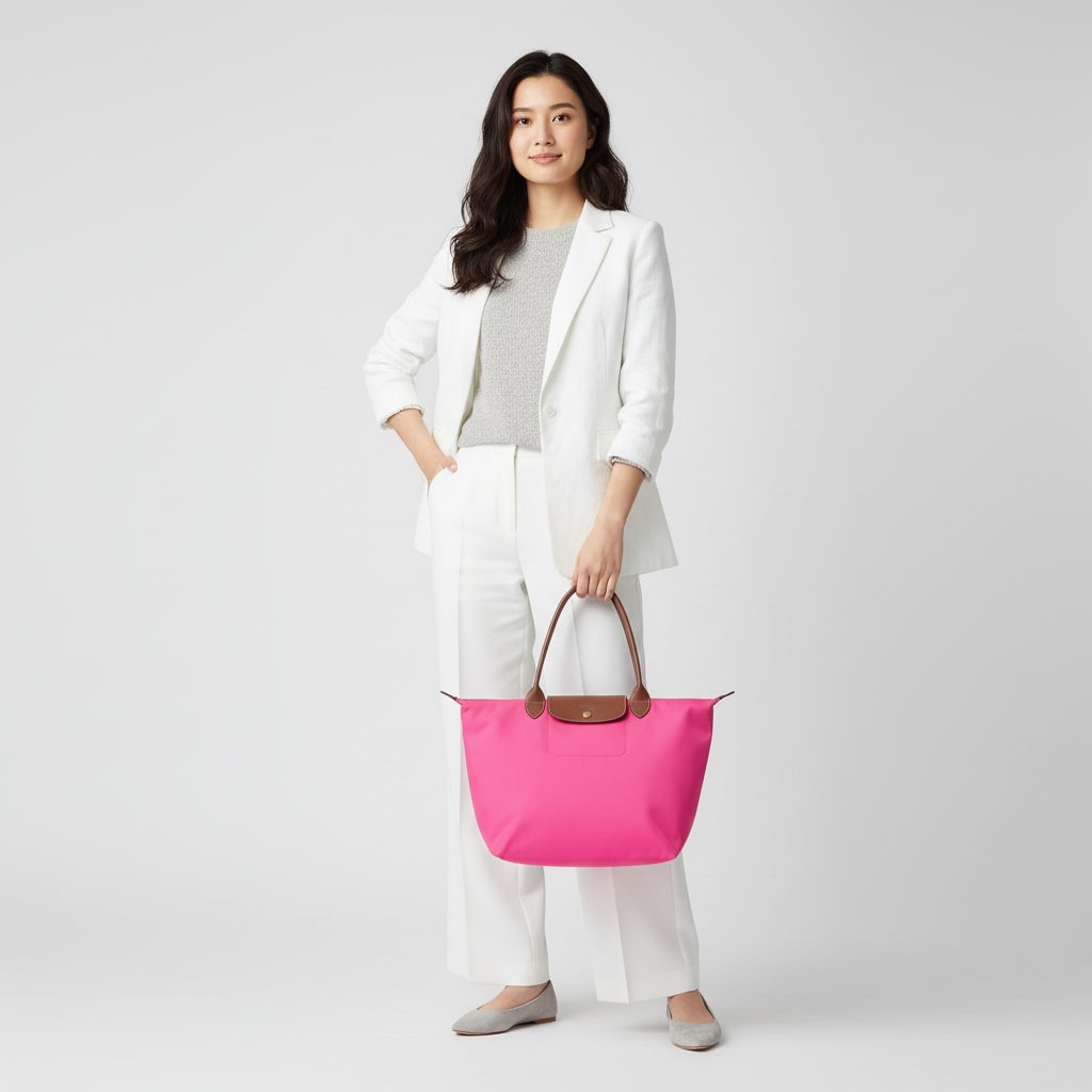 Bolso Grande Premium, Rosa