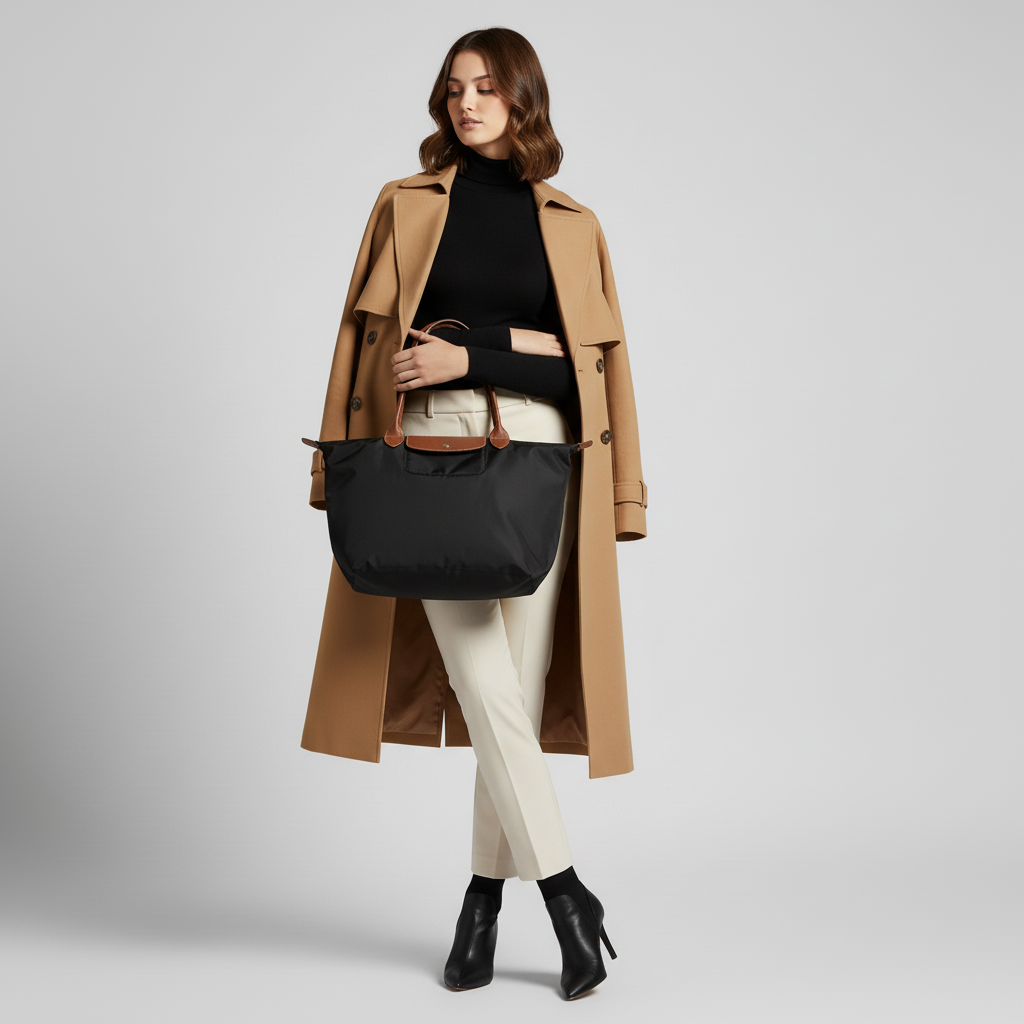 Bolso Grande Premium, Negro