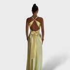 Vestido maxi elegante de fiesta sin mangas