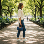 Mini Bolso Élan Navy, Correa incluida