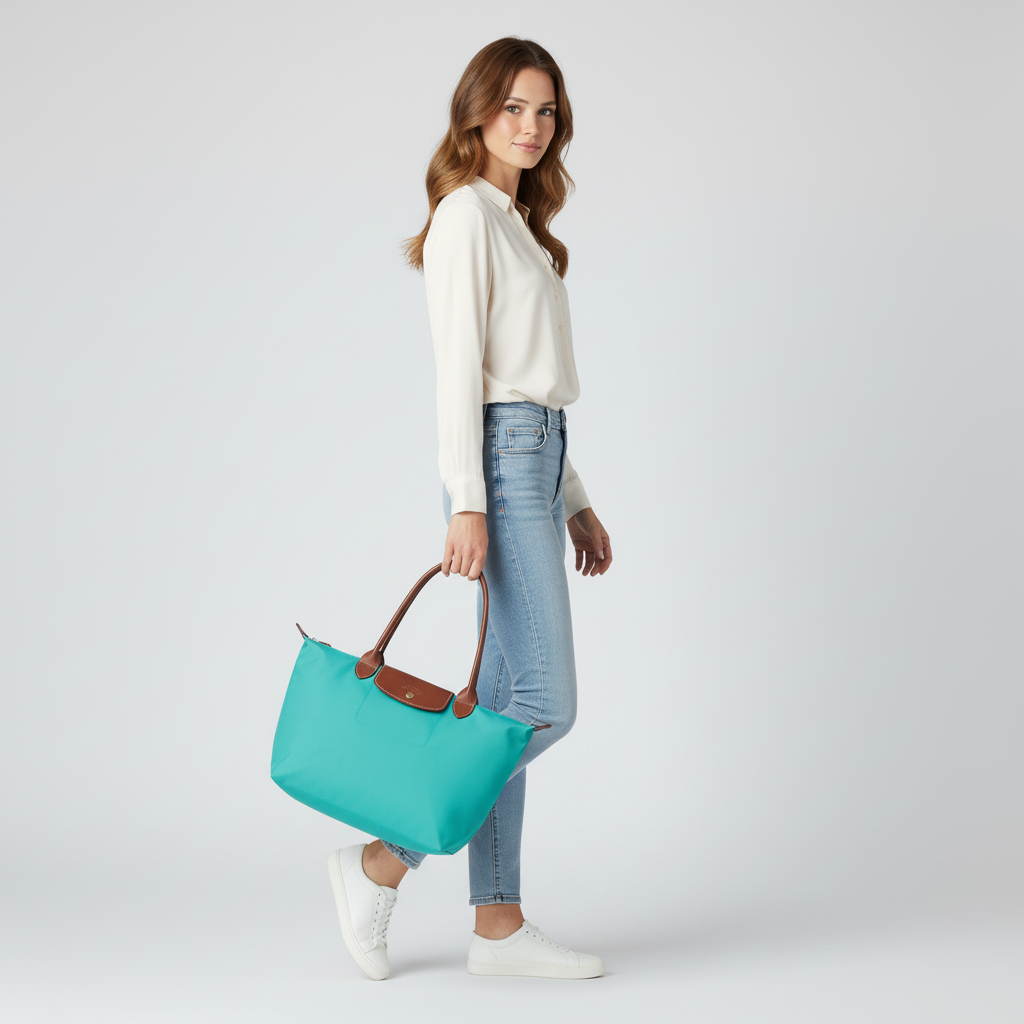 Bolso Grande Premium, Turquesa