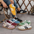 Sofía | Zapatillas Retro con Suela Caramelo