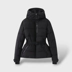 Chaqueta Acolchada con Cinturón Impermeable