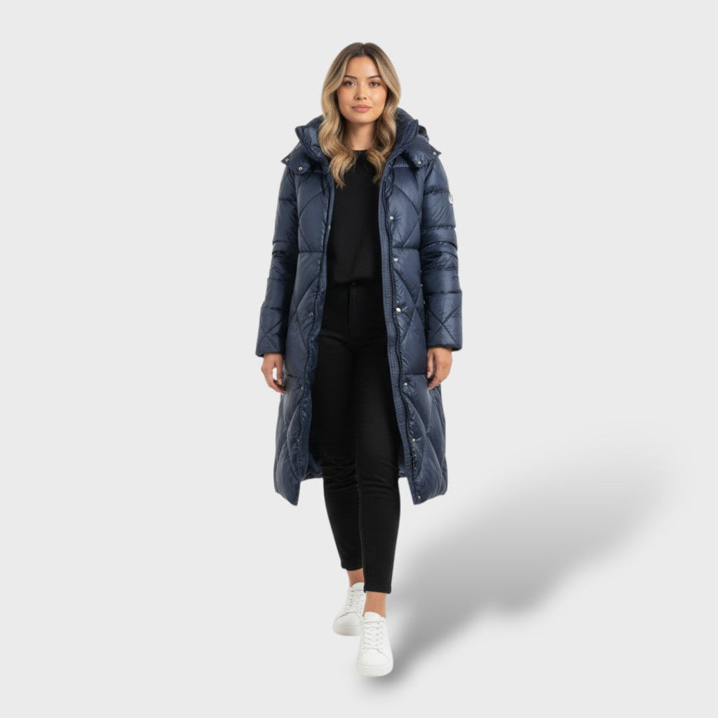 Chaqueta acolchada de algodón elegante mujer