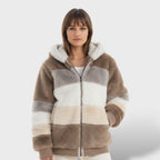 Chaqueta de Invierno con Capucha y Cremallera para Mujer