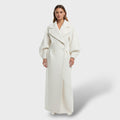 Abrigo Trench Feminino de Inverno Longo