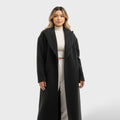 Abrigo Femenino Oversized Largo de Invierno
