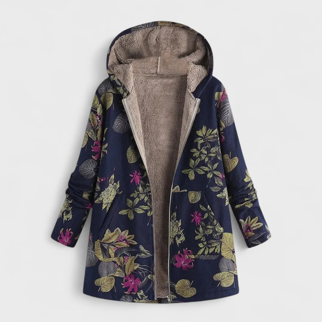 FLORA™║Parka cálida forrada
