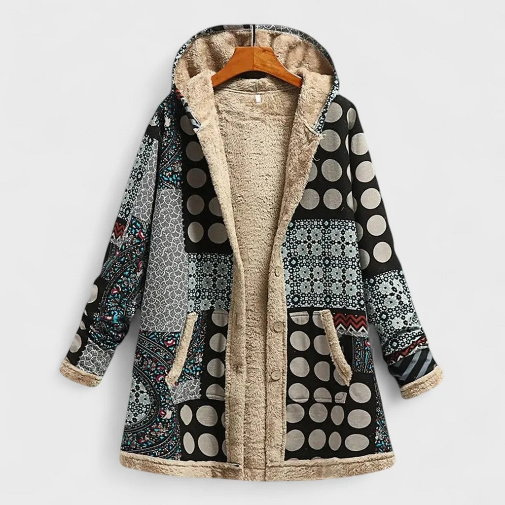 FLORA™║Parka cálida forrada