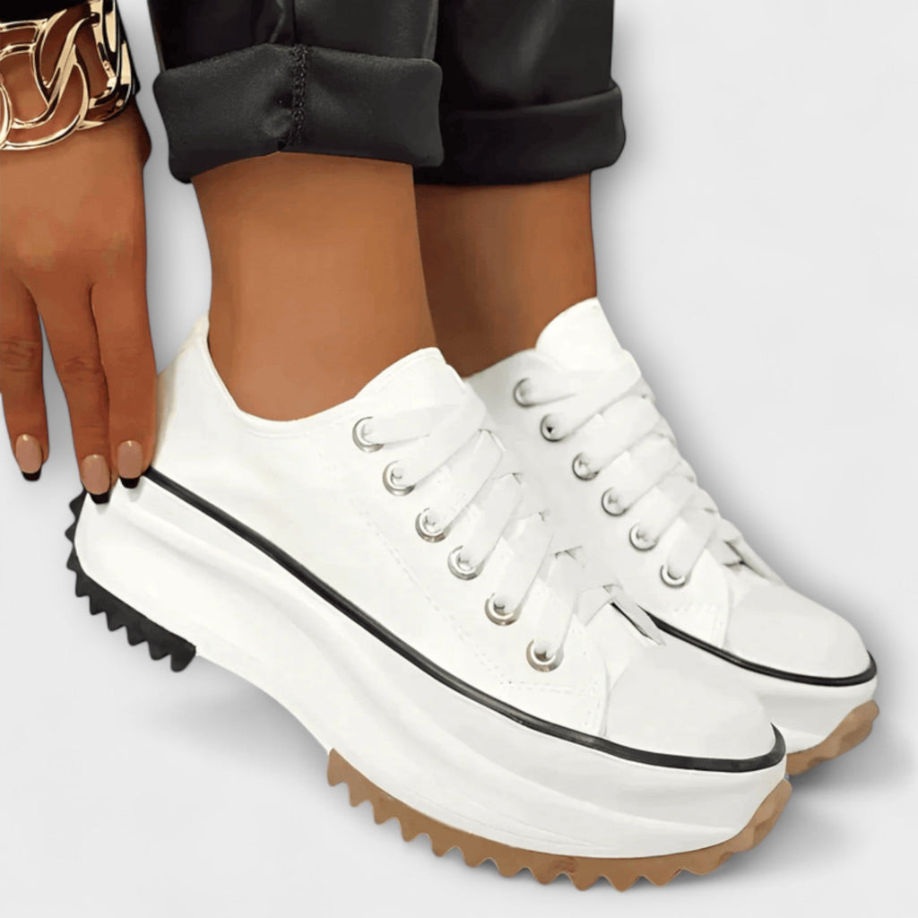 Pilar | Zapatillas de Plataforma con Suela Dentada